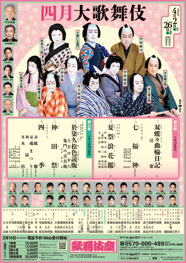 四月大歌舞伎ポスター